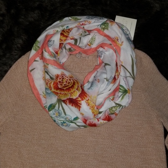LOFT Accessories - Loft floral print infinity scarf